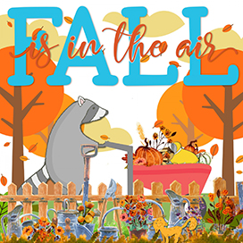 fall is in the air clipart
