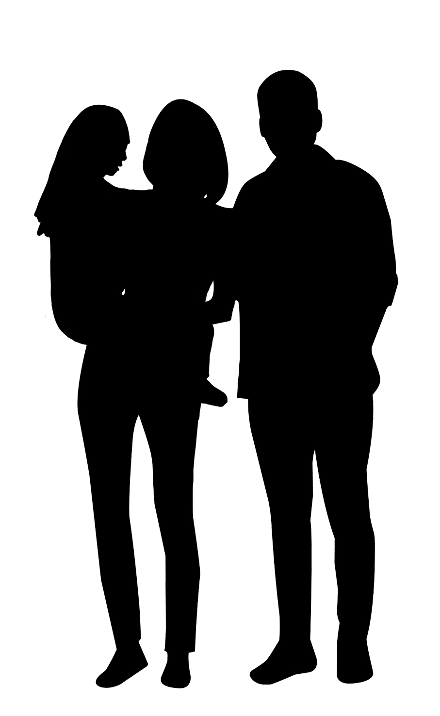 Silhouettes Of People Silhouette Clipart