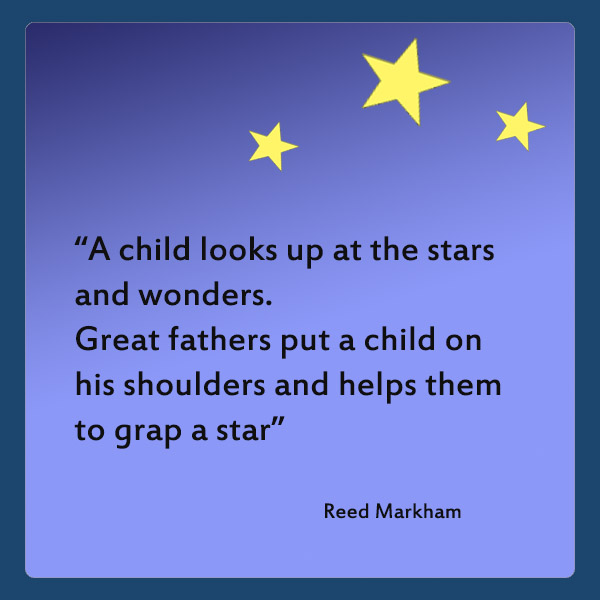 fathers day quote about stars
