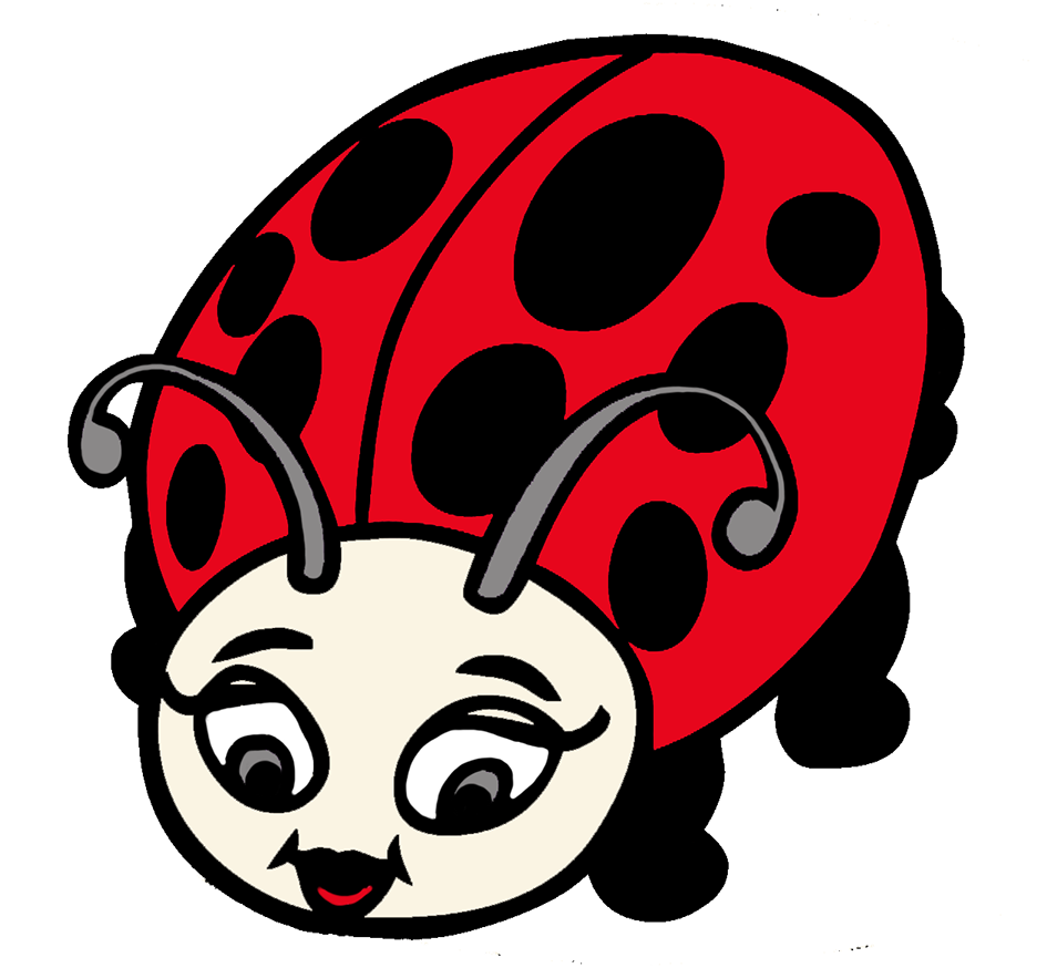 funny ladybug drawing