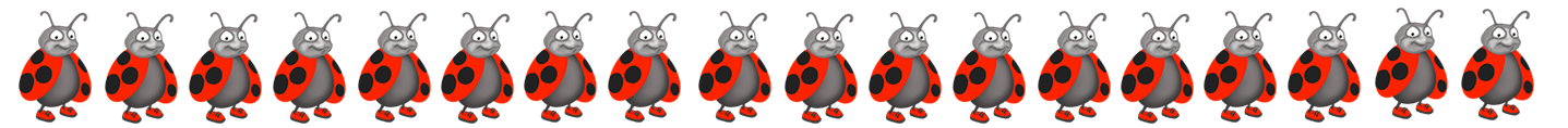 funny ladybug border