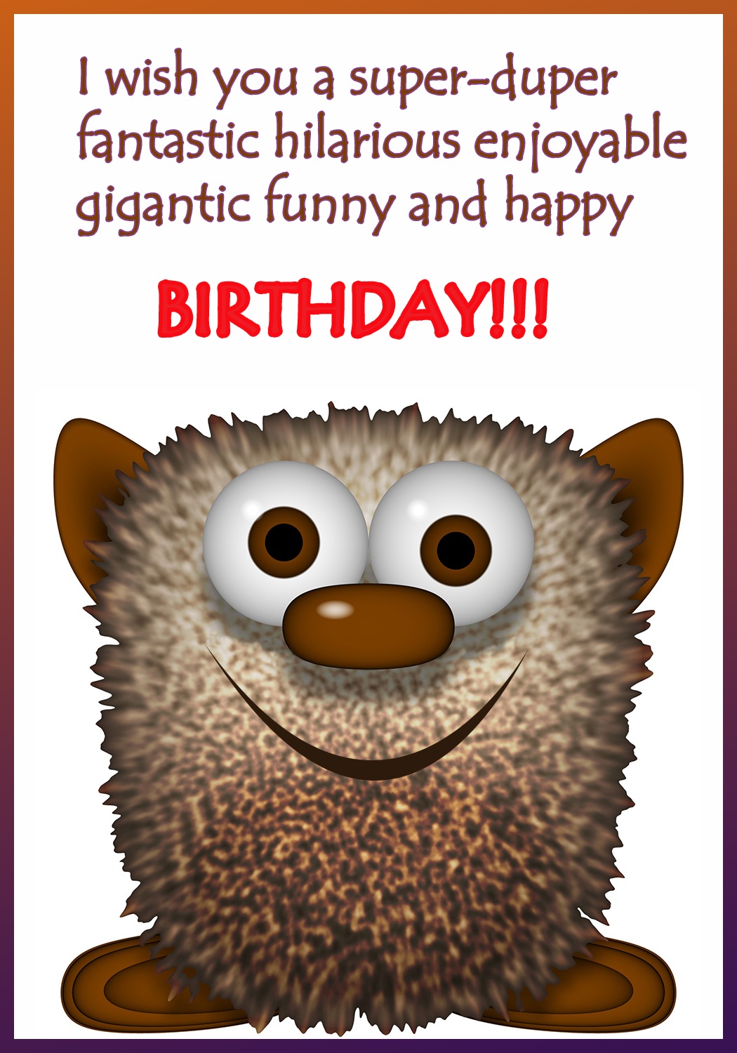 Free Printable Birthday Cards Animals