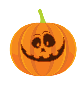 Funny pumpkin head