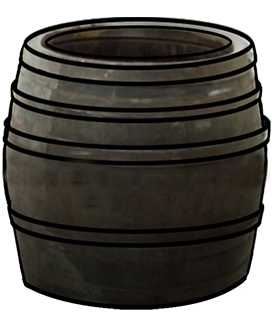 garden barrel wood