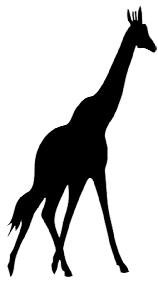 giraffe silhouette 
