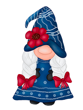 girl gnome clipart