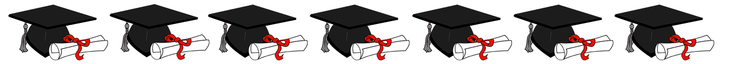 graduation border diploma cap