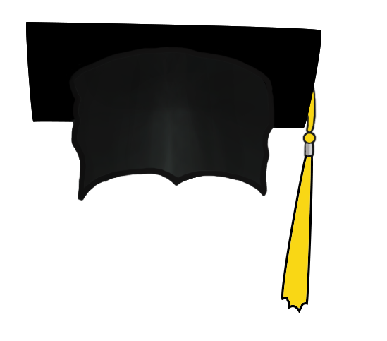 graduation cap yellow tassel