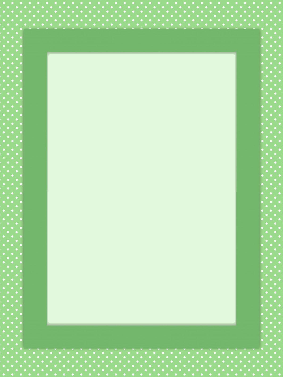 green spotted frame