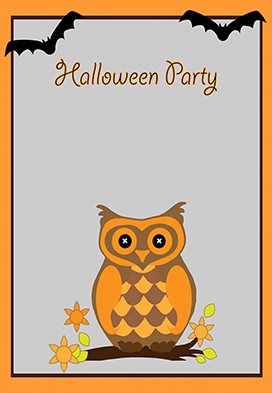 Halloween party invitation