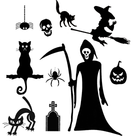 halloween symbols and icons