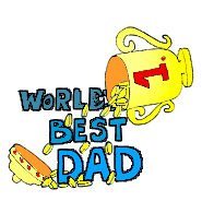 worlds best dad god trophy