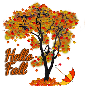 hello fall clipart tree umbrella