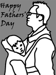 happy fathers day clipart