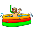 holiday clipart wading pool