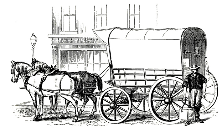 Victorian ice carriage