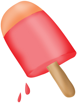 icelolly on a hot summerday