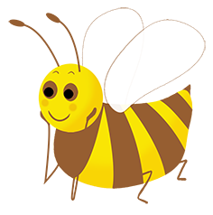 bee clipart drawing