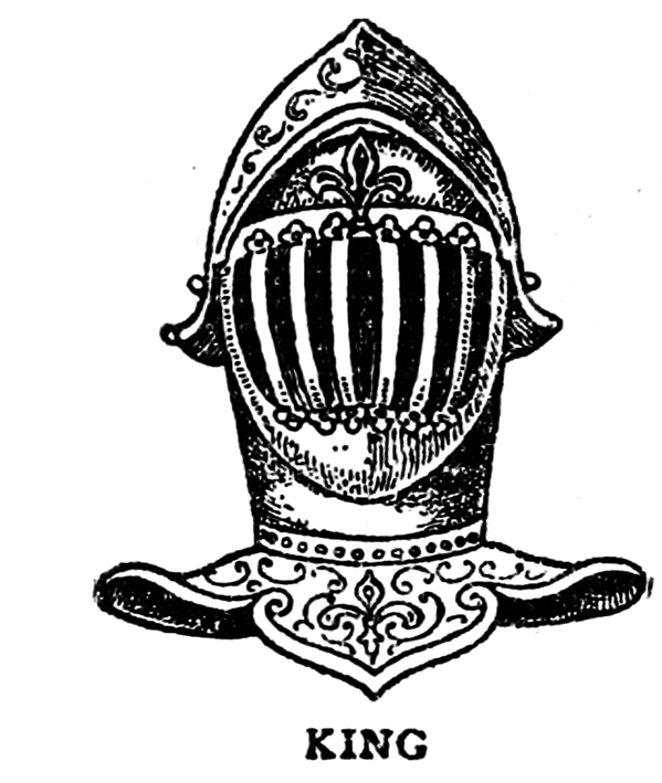 King's helmet Medieval ages