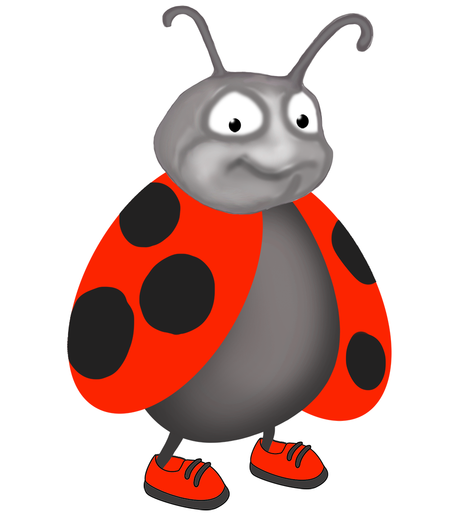 funny cartoon ladybug clipart