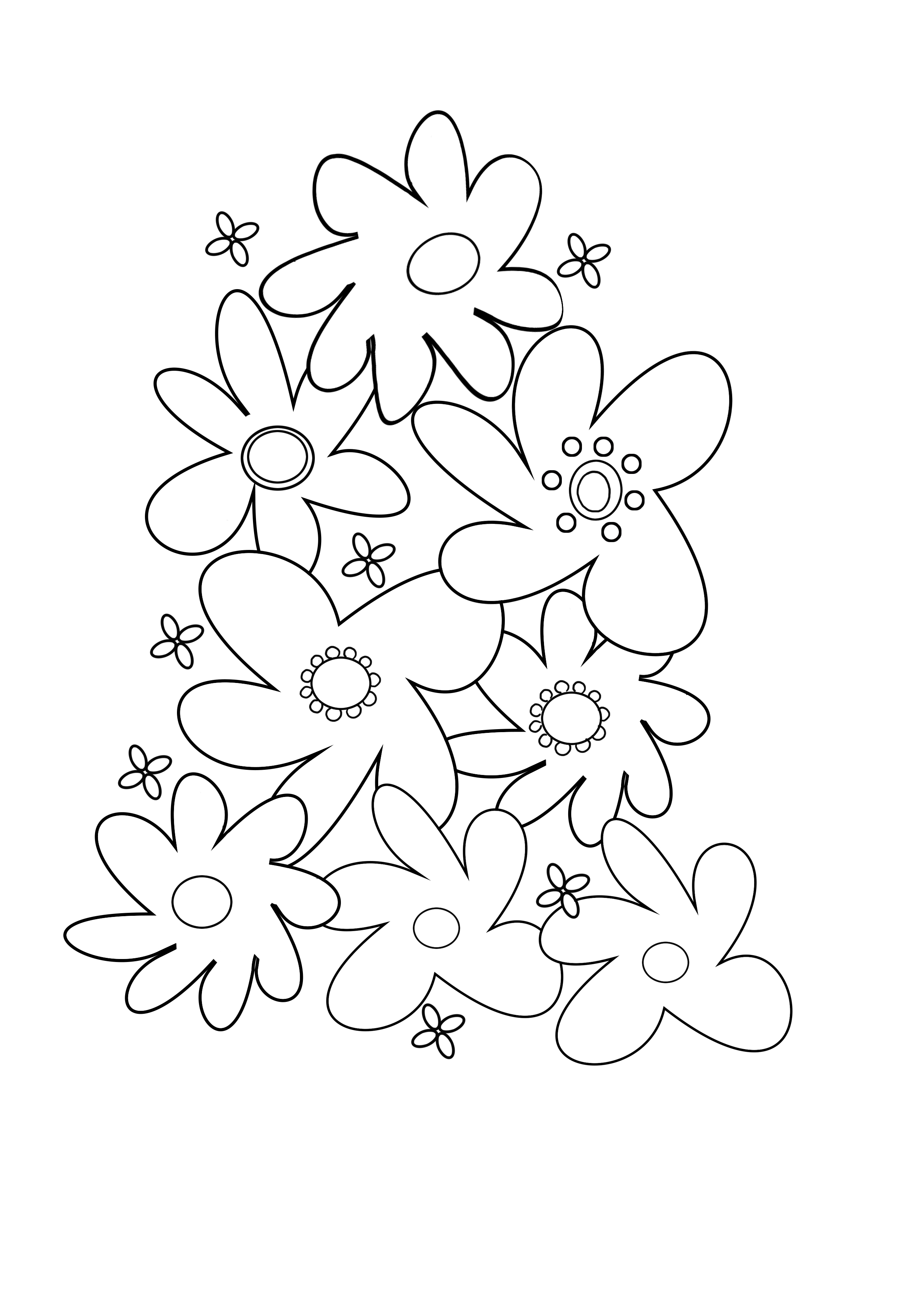 Flower Coloring Pages