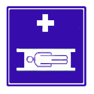 Medical clipart stretcher symbol