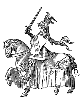 Medieval clipart royal tournament rider