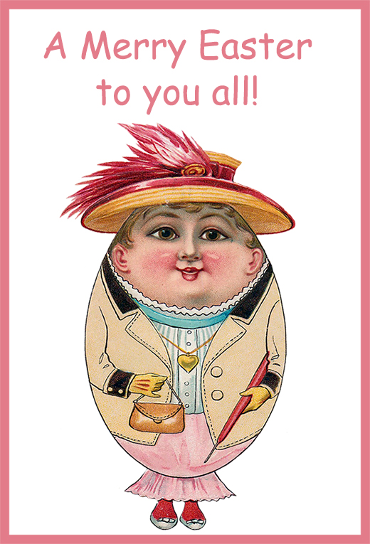 a funny Easter card vintage