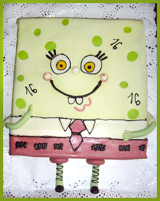 modern birthday cake
