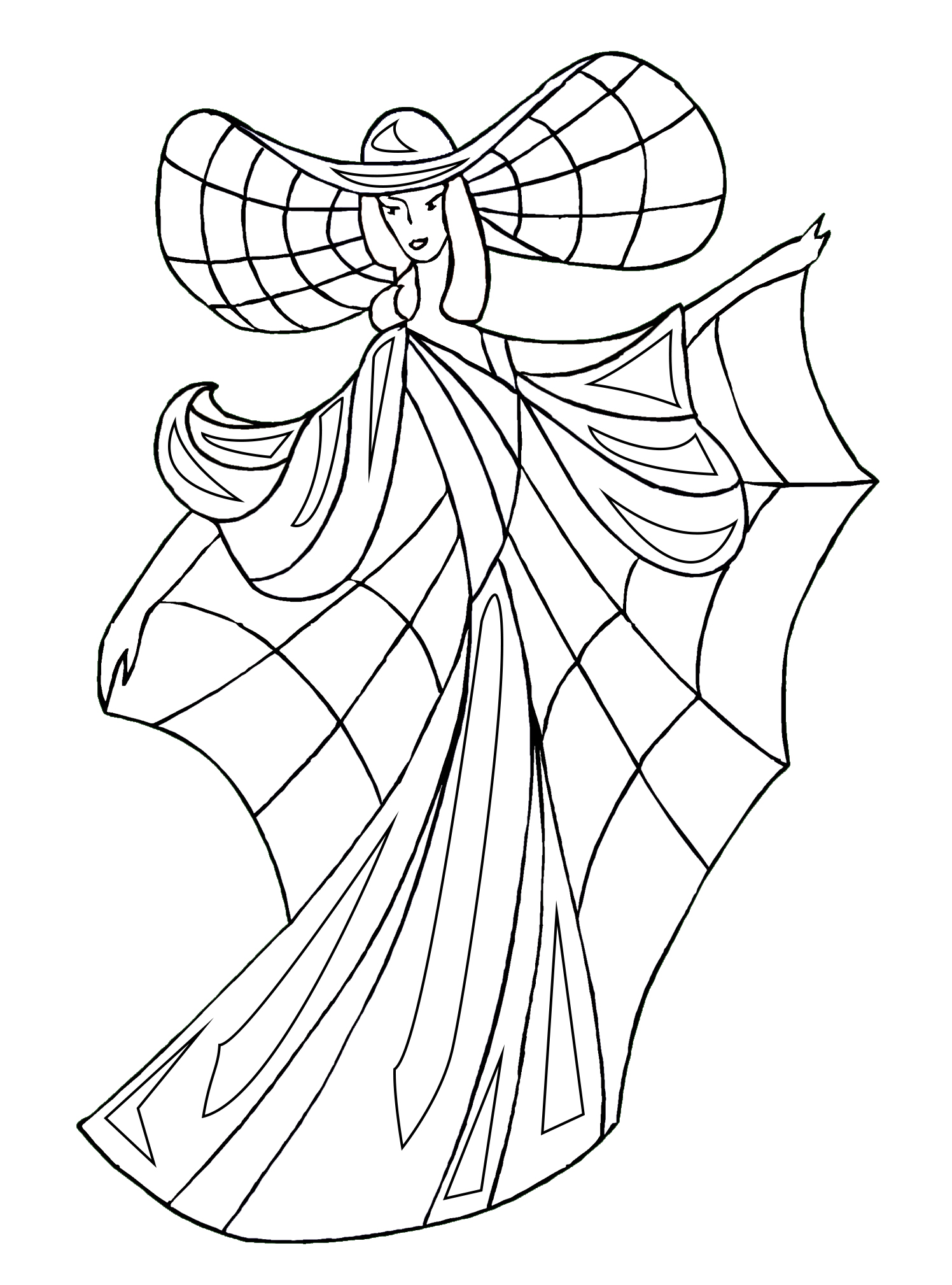 Download 187+ Dancer Coloring Pages PNG PDF File