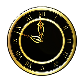 New Year's eve clock clipart