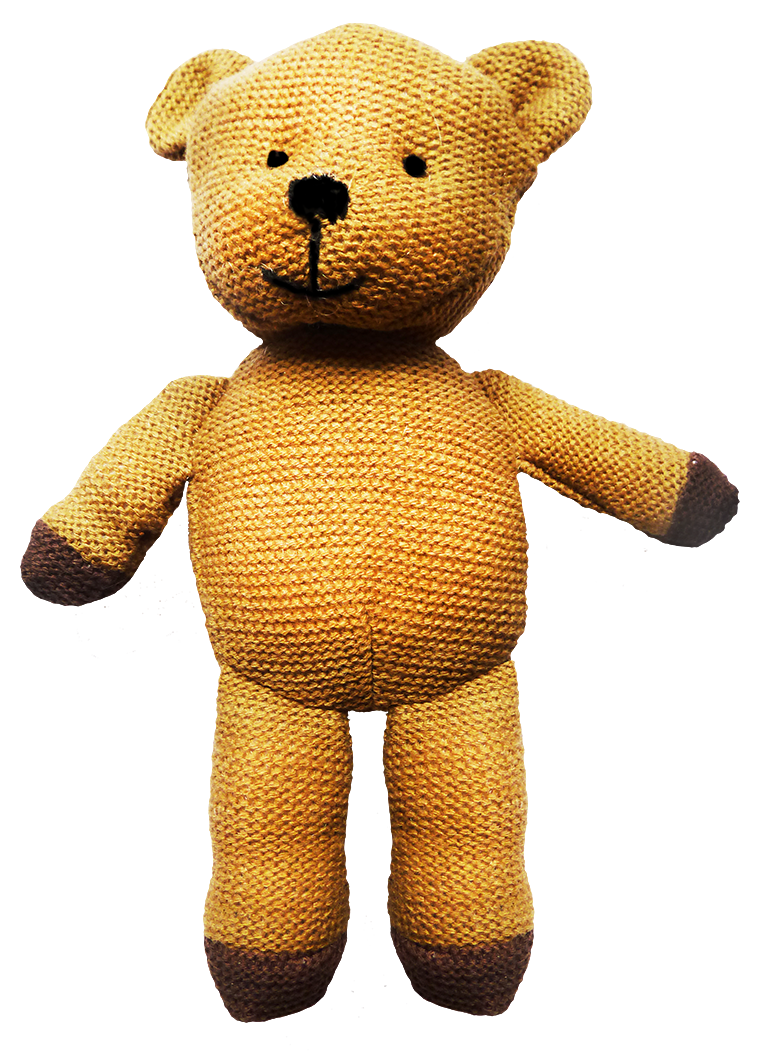 Old vintage knitted Teddy bear