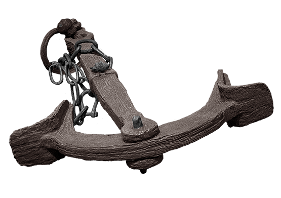 old ship anchor