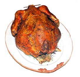 ovenbaked-Thanksgiving turkey