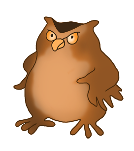 owl clipart angry owl