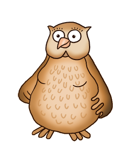 lady owl clipart