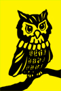 owl pictures yellow background drawing