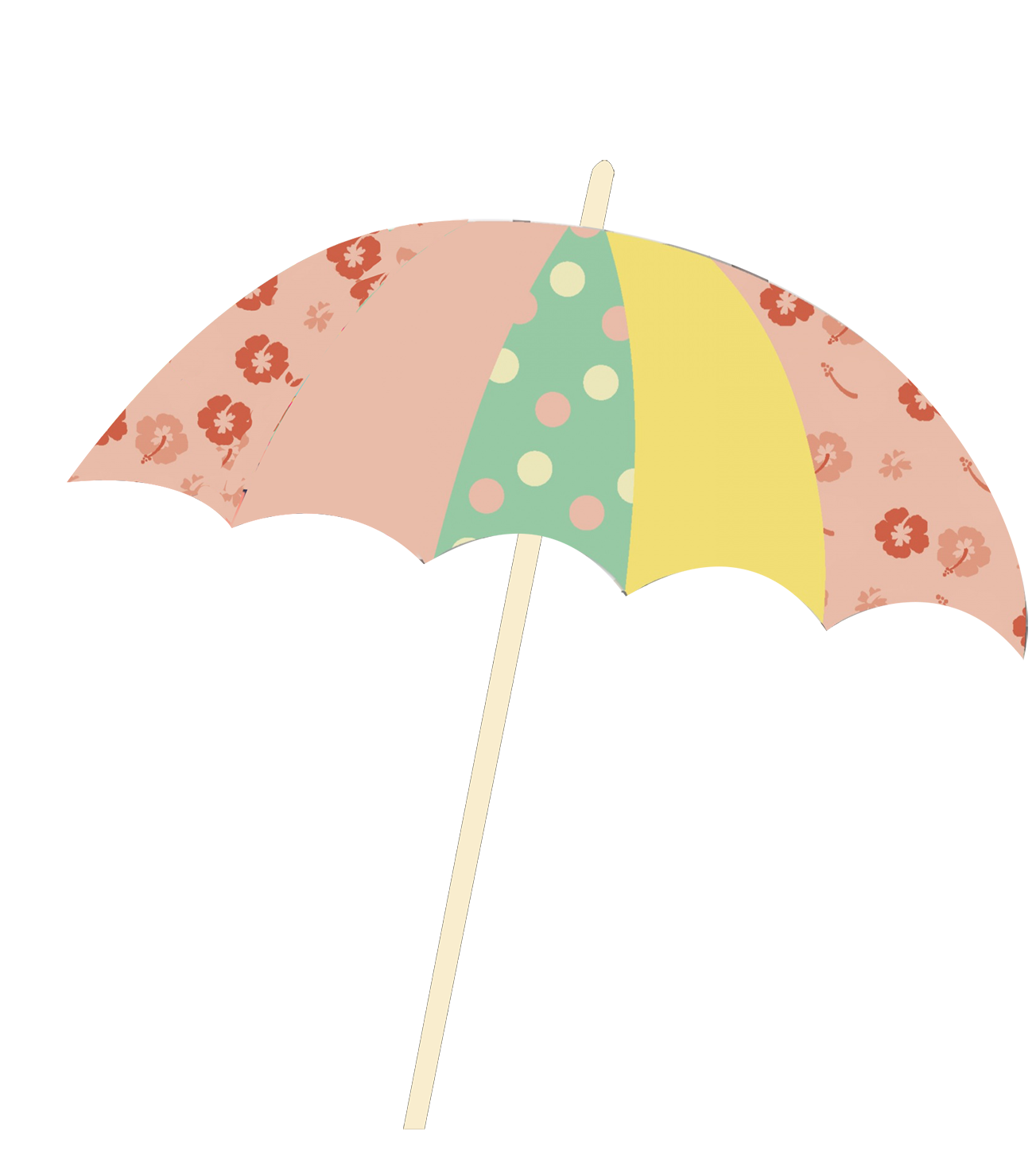 umbrella clipart with pattern