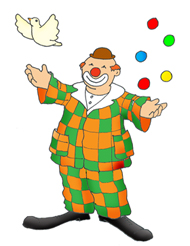 party clip art juggling clown
