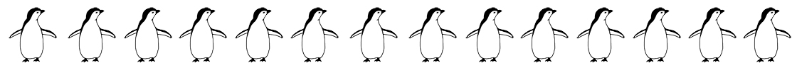 penguin clipart border