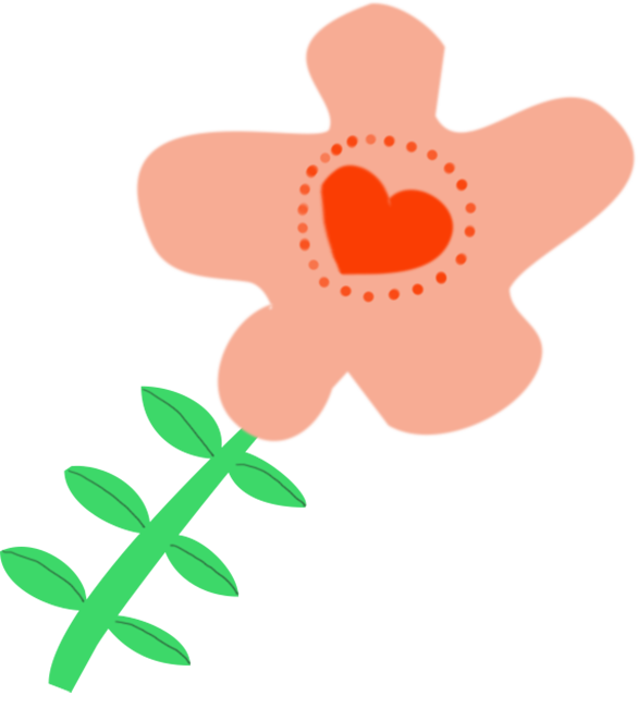 digital flower drawing 
