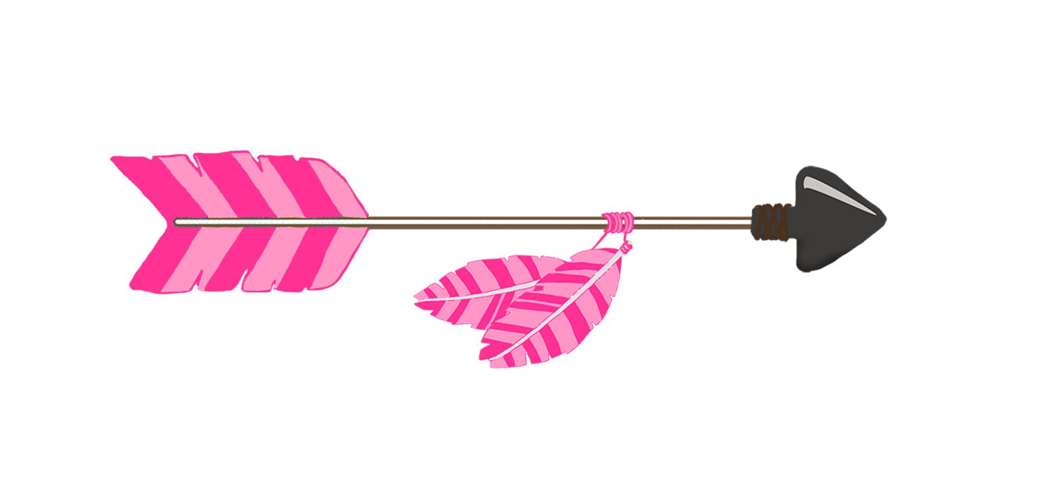 pink tribal arrow