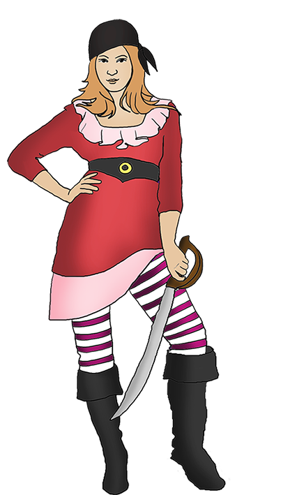 free clip art girl pirate - photo #26