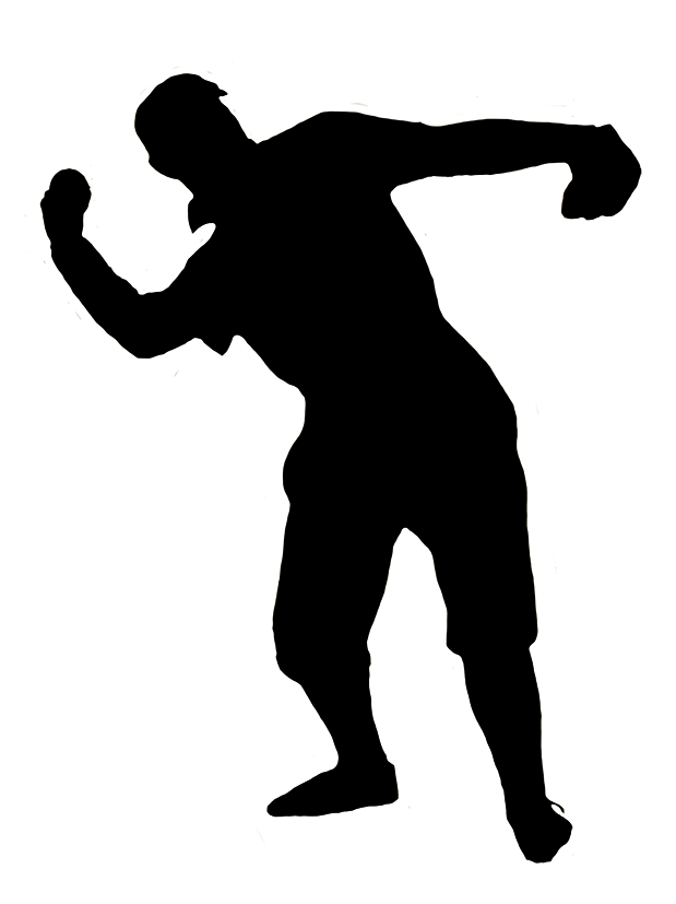baseball pitcher silhouette