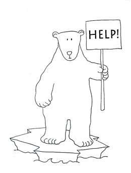 endangered polar bears help