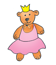 teddy bear princess