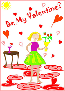 printable cards free woman