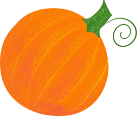 orange pumpkin clipart
