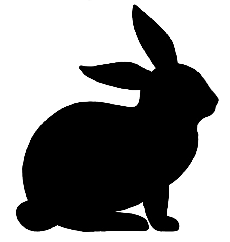 rabbit silhouette