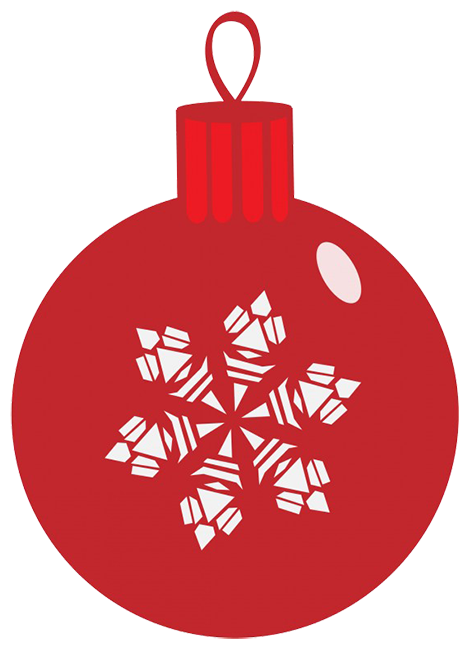 red Christmas bauble